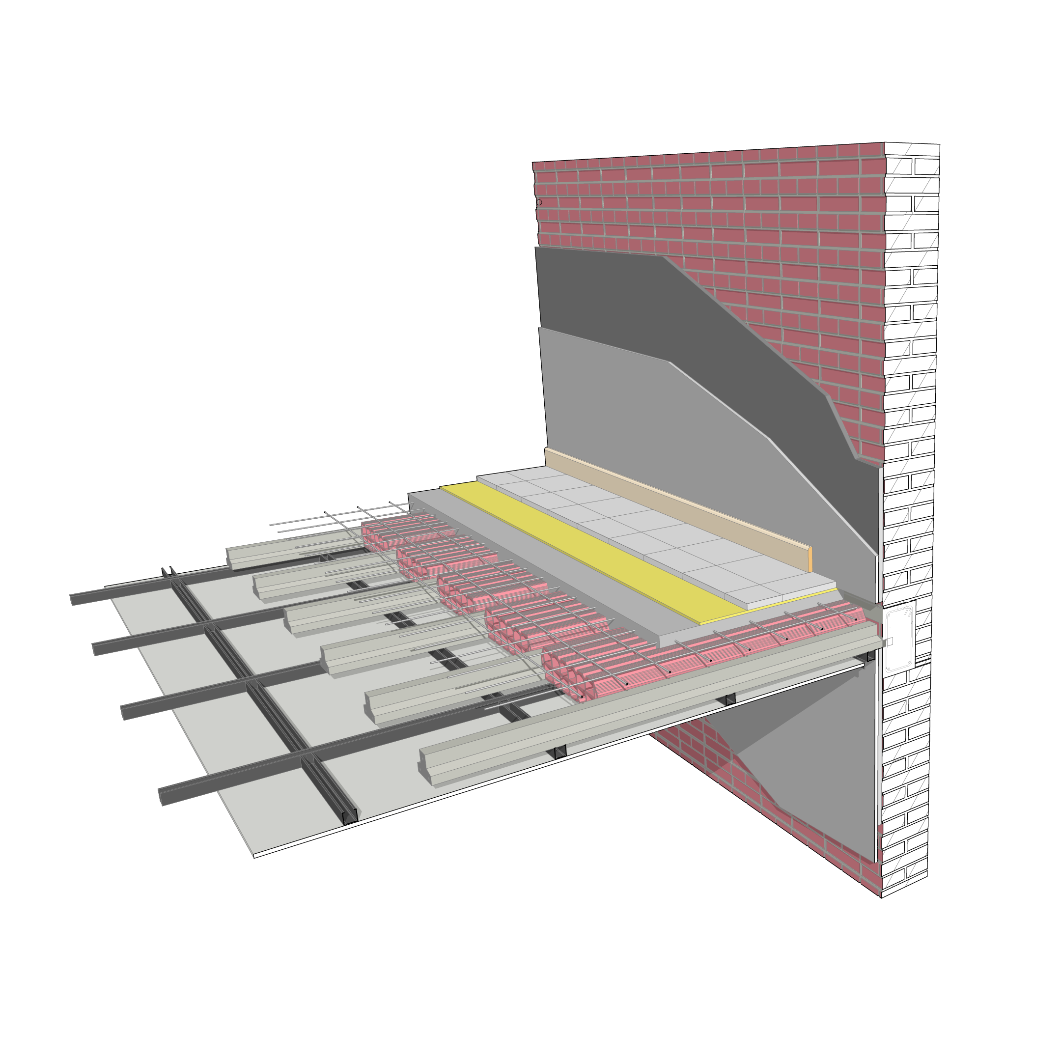 Modelo constructivo realizado en Archicad